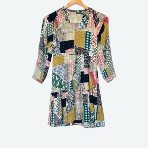 Kids Only Patchwork Plaid Swing Dress Prairie Comfy Casual Girls 13-14Y